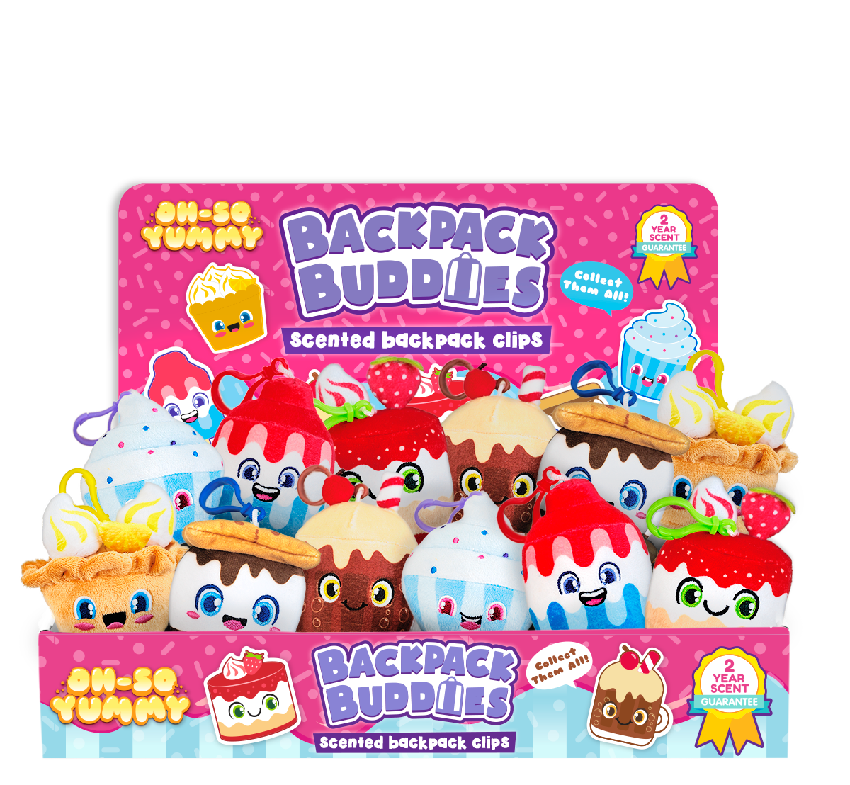 Oh So Yummy Dessert Shop Plush Backpack Buddies -36 Count