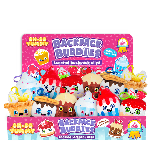 Oh So Yummy Dessert Shop Plush Backpack Buddies -36 Count