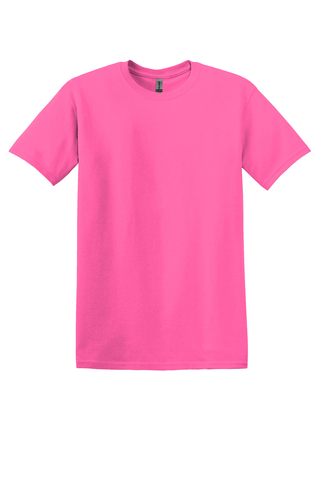 Gildan Mens/Unisex S/S Shirts Safety Pink