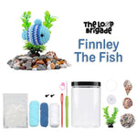 The LOOP Brigade: DIY Crochet Plush Toy Complete Kit For Beginners - Fish Aquarium (Multiple Colors)