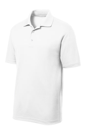 Sport-Tek PosiCharge RacerMesh Polo Unisex White