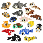 3D Printed Aquatic Animals