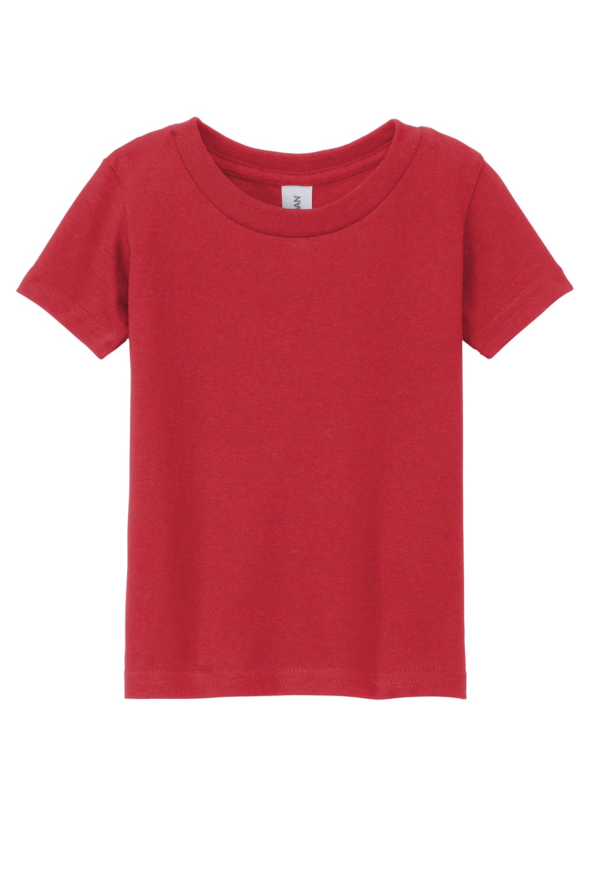 Gildan Toddler 100% Cotton Short Sleeve Shirts Red
