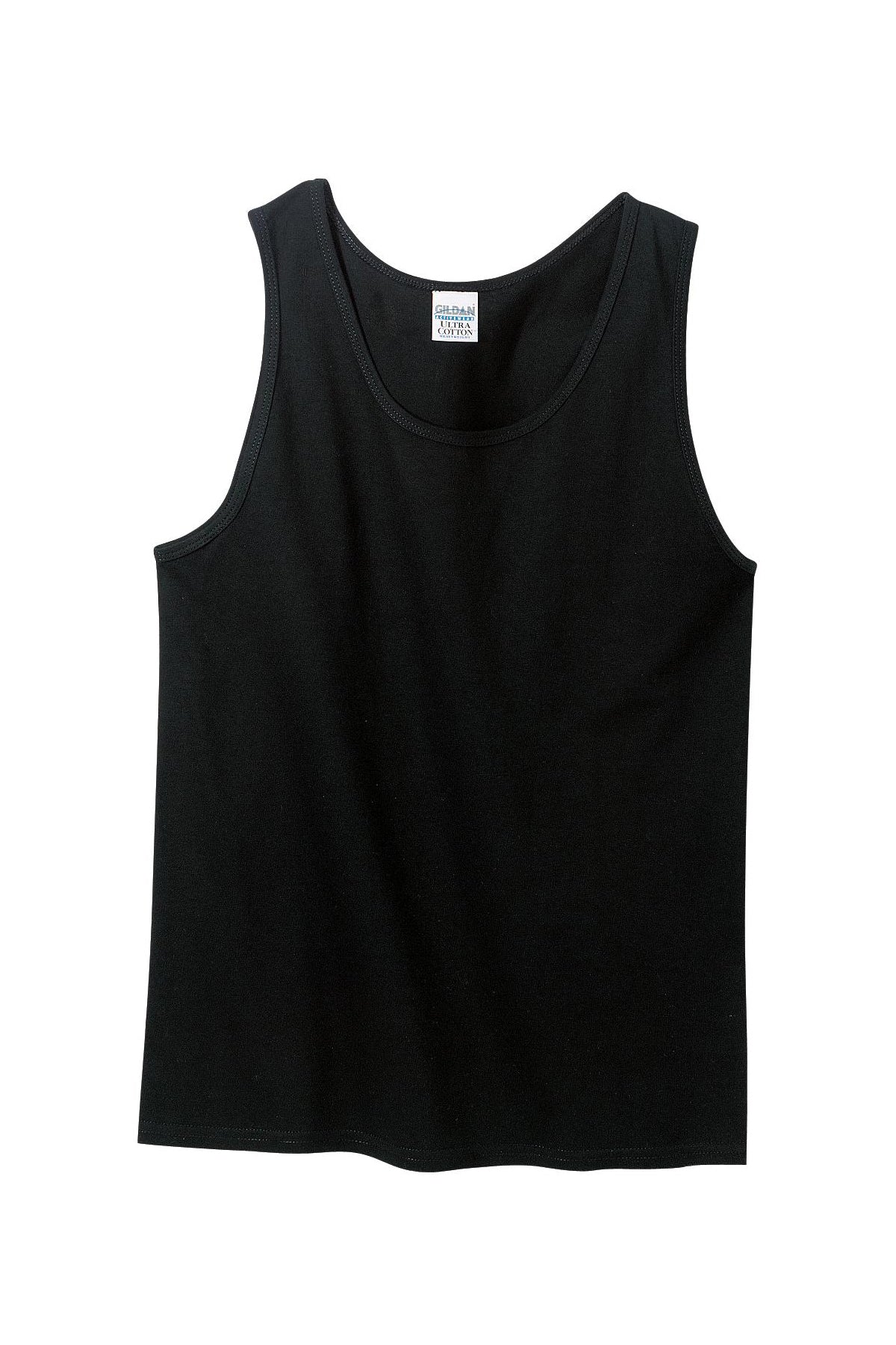 Gildan Mens Tank Tops Black