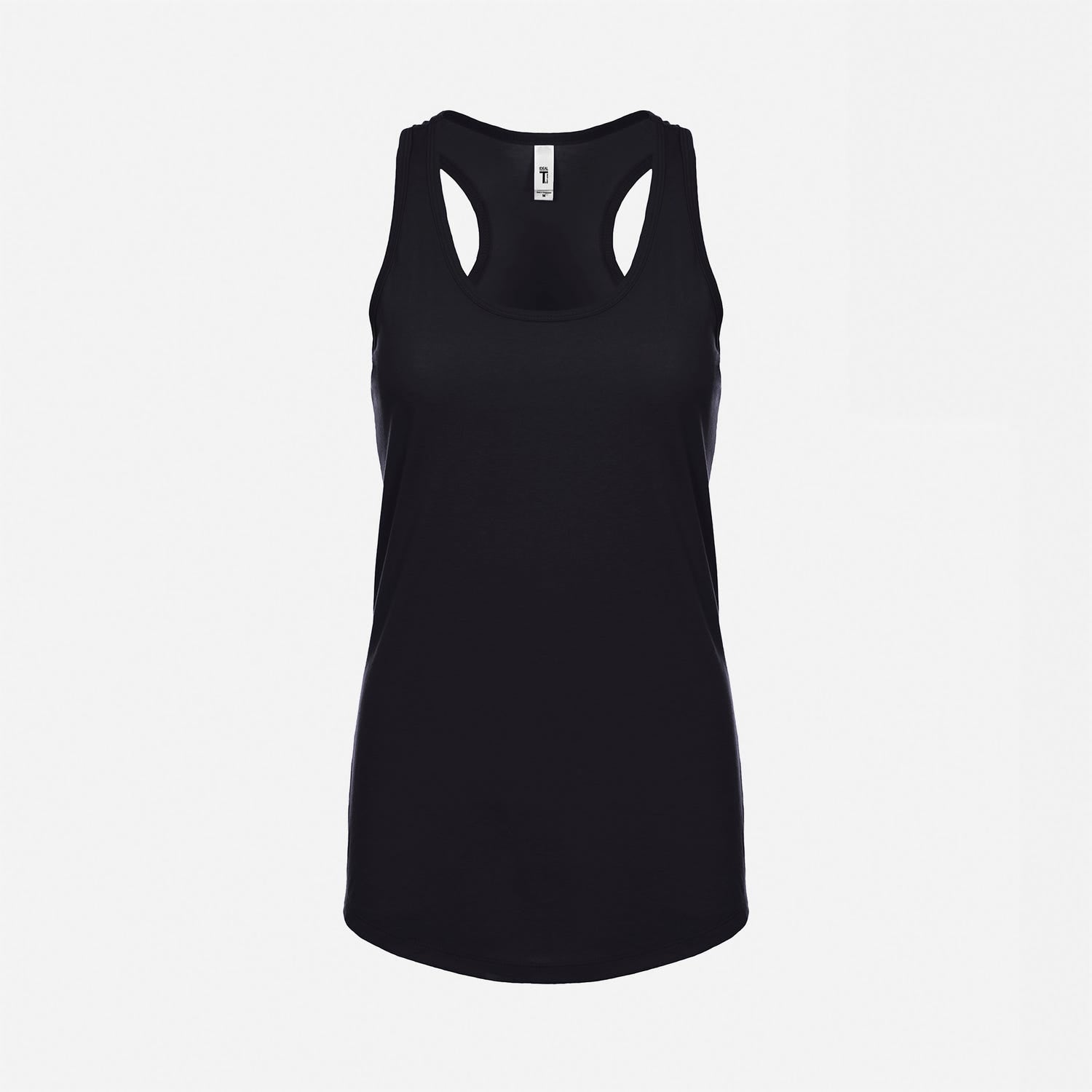 Next Level Womens Racerback Tank Tops Black