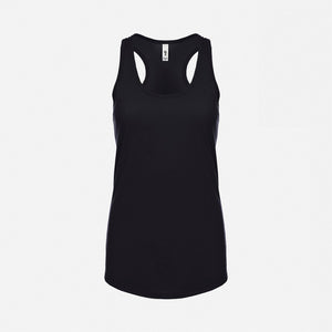 Next Level Womens Racerback Tank Tops Black