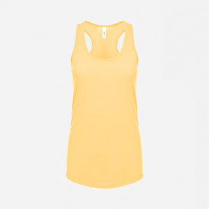 Next Level Womens Racerback Tank Tops Banana Cream