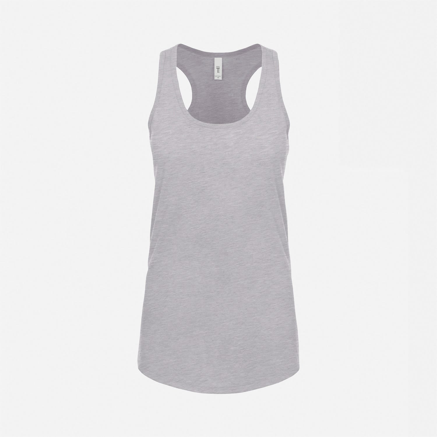 Next Level Womens Racerback Tank Tops Heather Grey