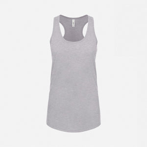 Next Level Womens Racerback Tank Tops Heather Grey