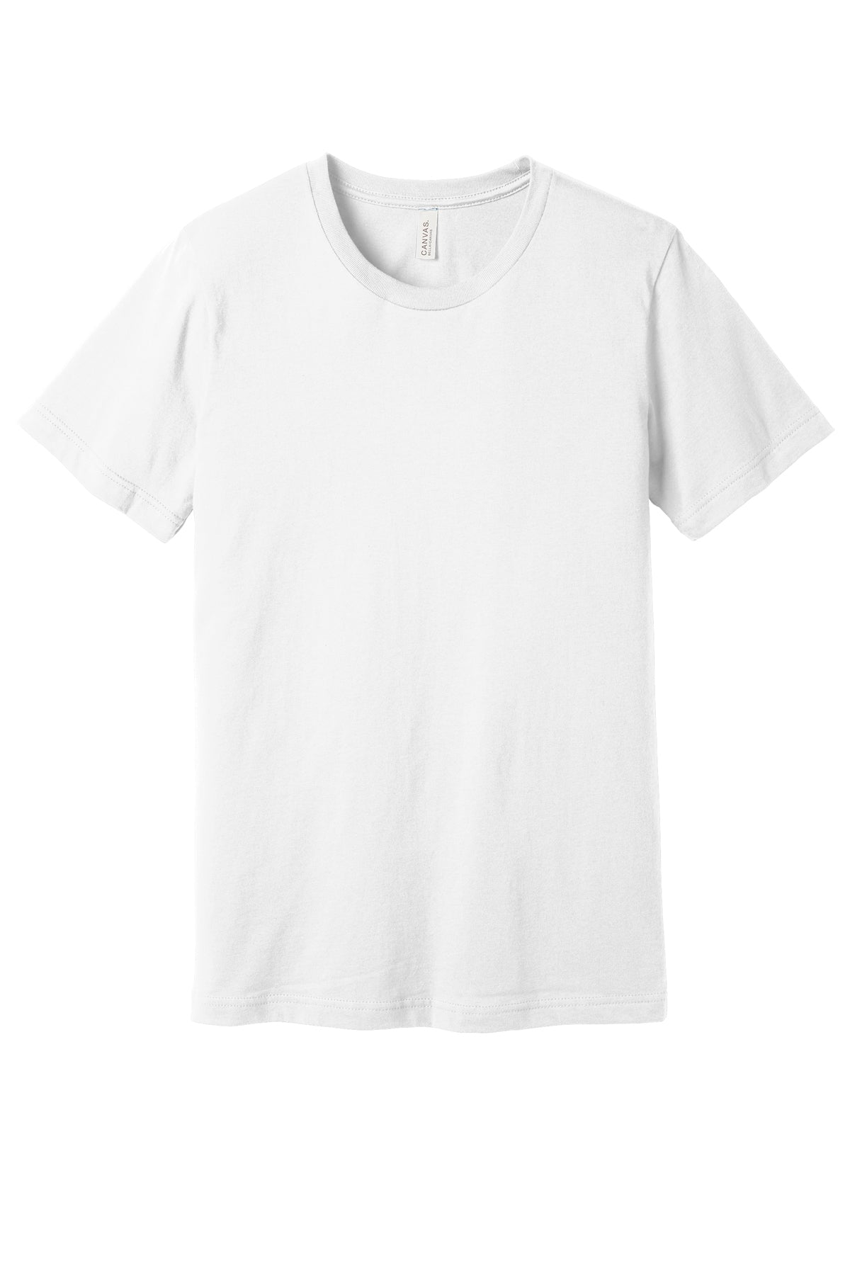 Bella Canvas Mens/Unisex Cotton Short Sleeve Shirts White