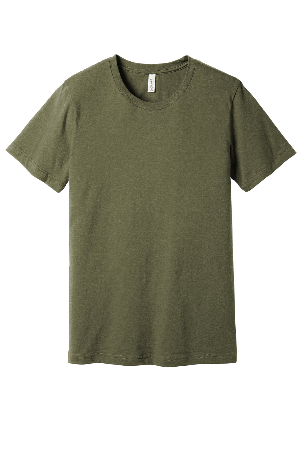 Bella Canvas  Mens/Unisex Cotton Short Sleeve Shirts Heather Olive
