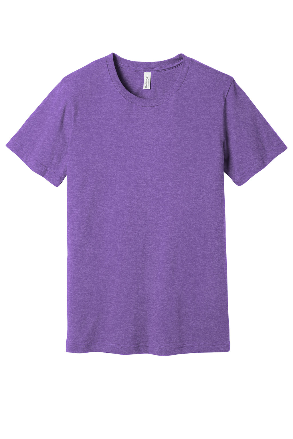 Bella Canvas Mens/Unisex Cotton Short Sleeve Shirts Heather Team Purple