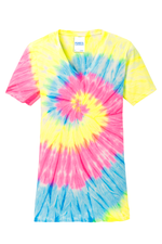 Port & Company Tie-Dye Womens Cotton V-Neck