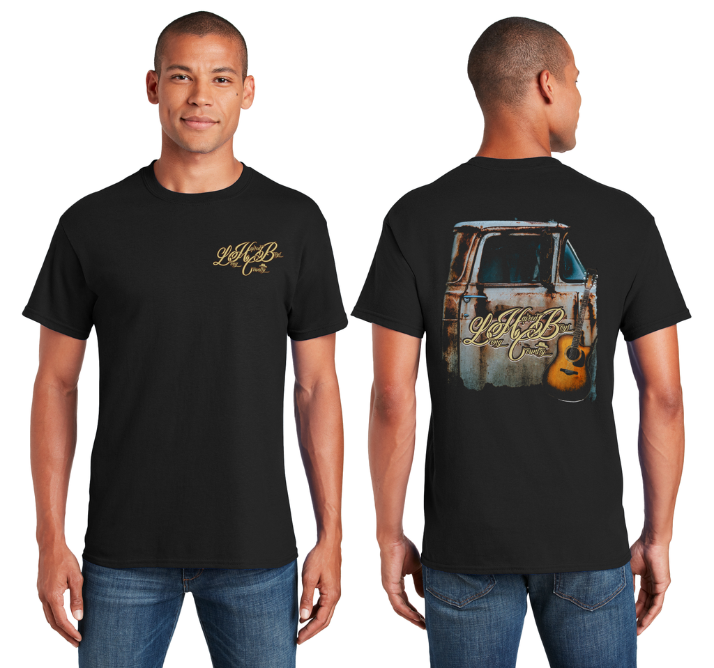 Mens/Unisex Softstyle T-shirts Black (Long Haired Country Boys)