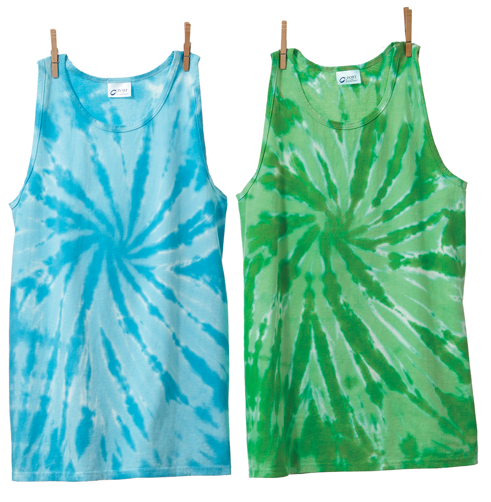 Port & Company Tie-Dye Mens/Unisex Cotton Tank