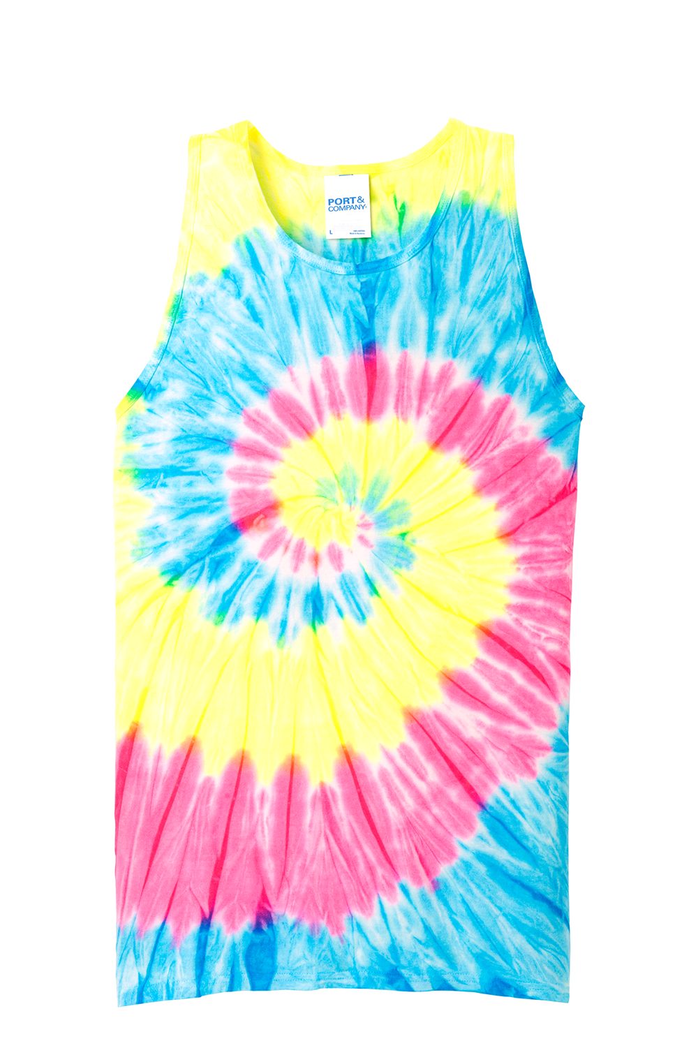 Port & Company Tie-Dye Mens/Unisex Cotton Tank