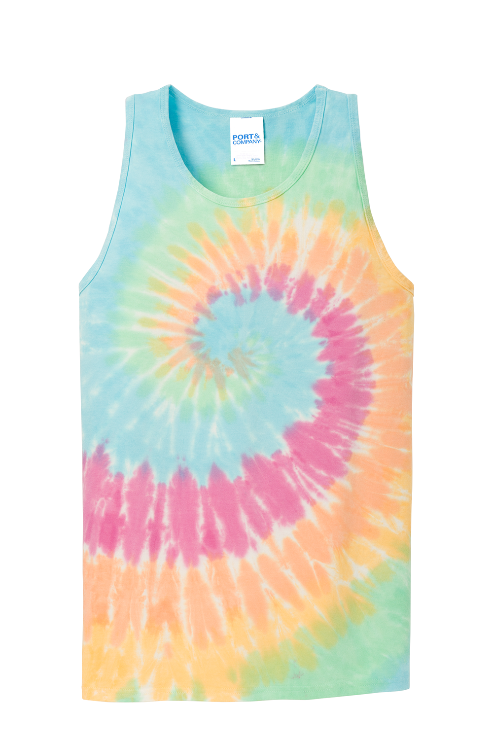 Port & Company Tie-Dye Mens/Unisex Cotton Tank