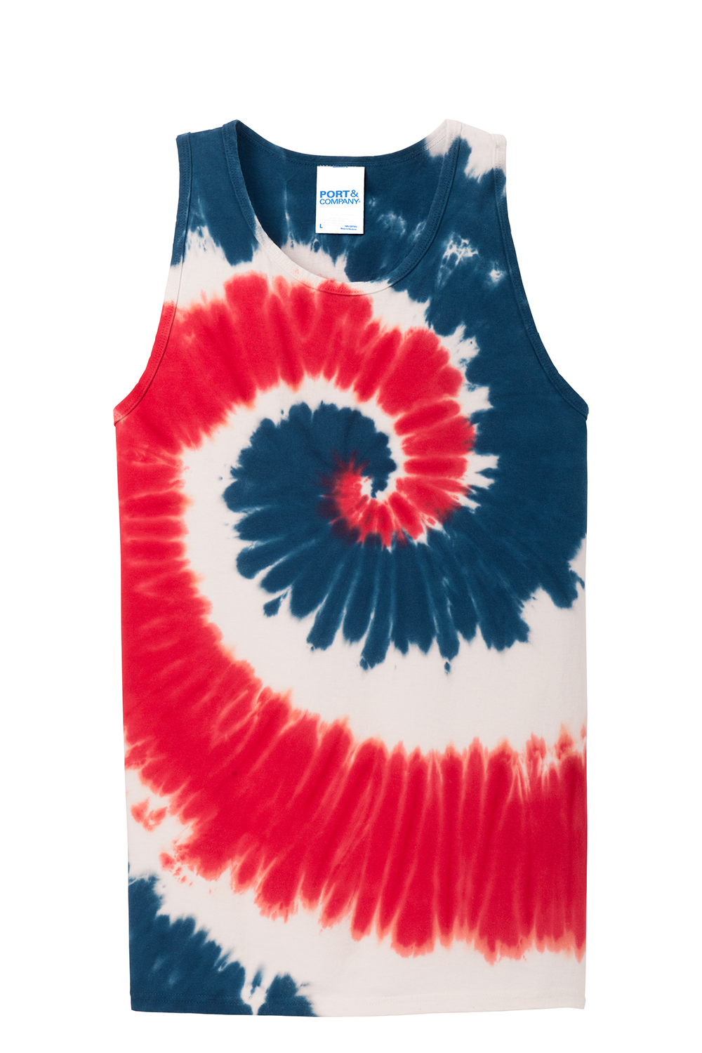 Port & Company Tie-Dye Mens/Unisex Cotton Tank