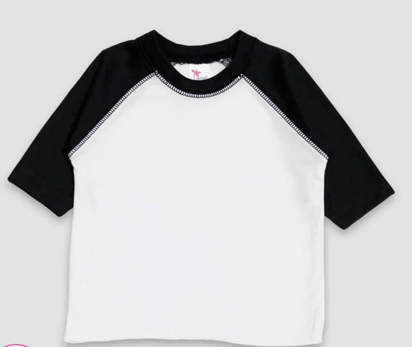 Colored 3/4 Sleeve-Toddler T-Shirt