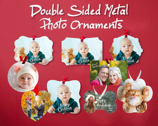Aluminum Double Sided Ornaments