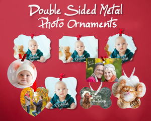 Aluminum Double Sided Ornaments