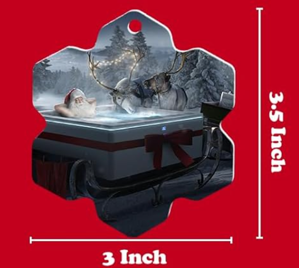 Aluminum Double Sided Ornaments