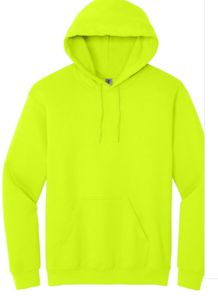 Gildan Heavy Blend Pullover Hoodie Safety Green