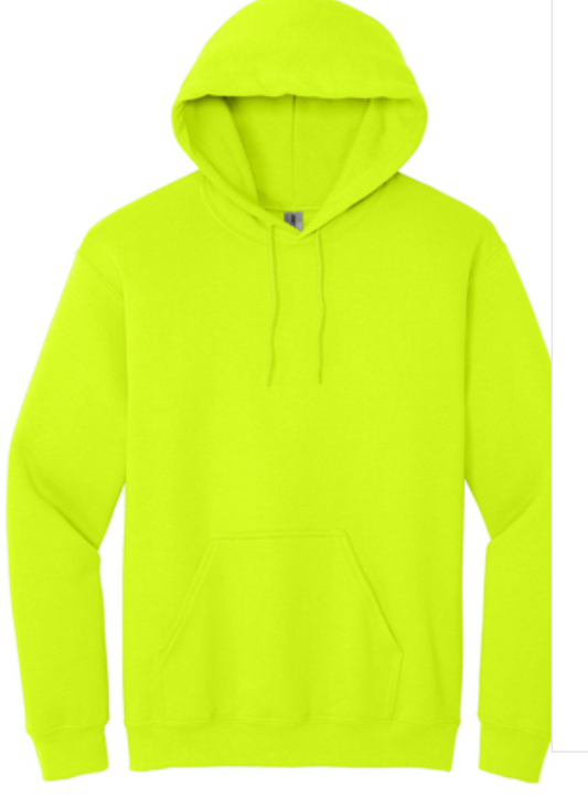 Gildan Heavy Blend Pullover Hoodie Safety Green