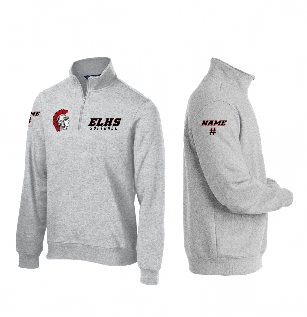 2024 Sport-Tek® 1/4-Zip Sweatshirt (ELHS Softball)