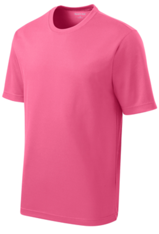 Sport-Tek PosiCharge RacerMesh Tee BRIGHT PINK