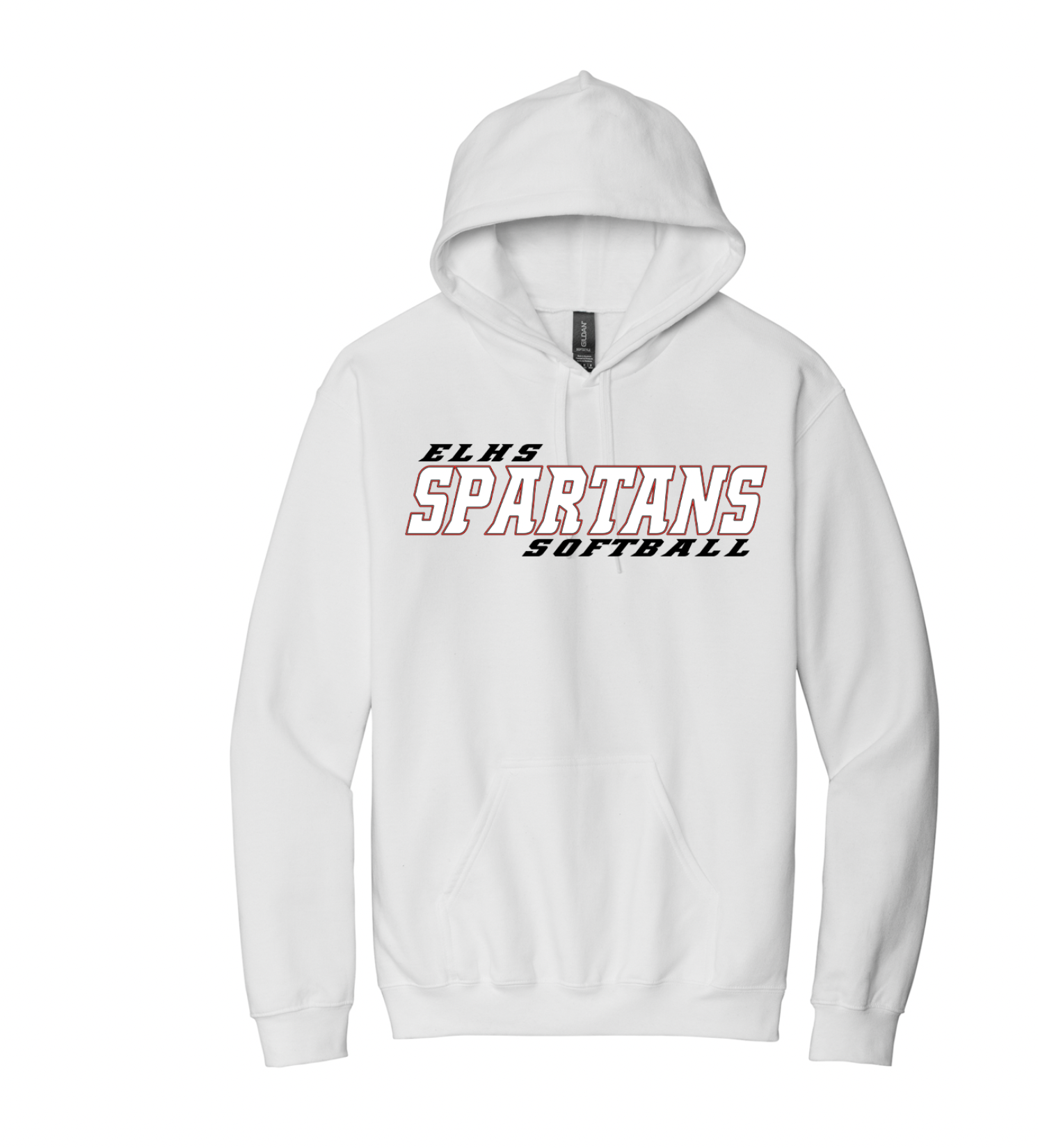 Gildan® Softstyle® Hoodie ELHS Spartans Softball (ELHS Softball)