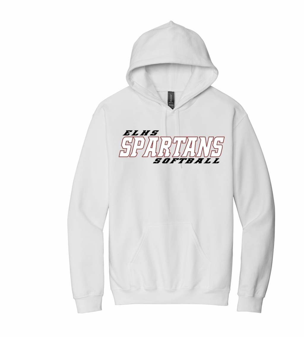 2024 Gildan® Softstyle® Hoodie ELHS Spartans Softball (ELHS Softball)
