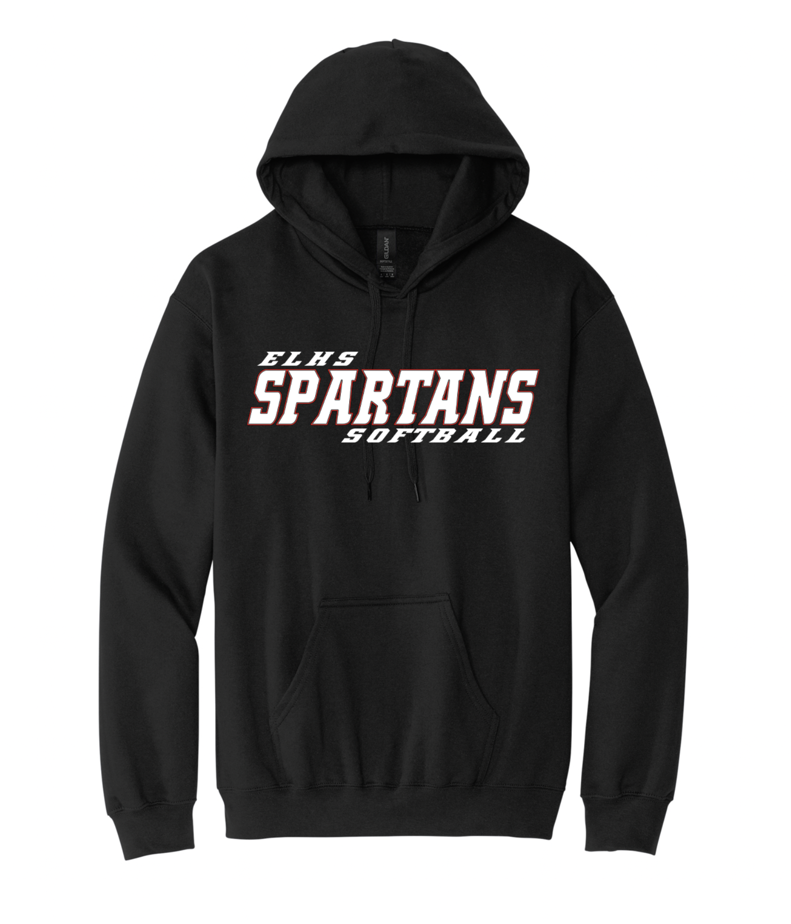 Gildan® Softstyle® Hoodie ELHS Spartans Softball (ELHS Softball)