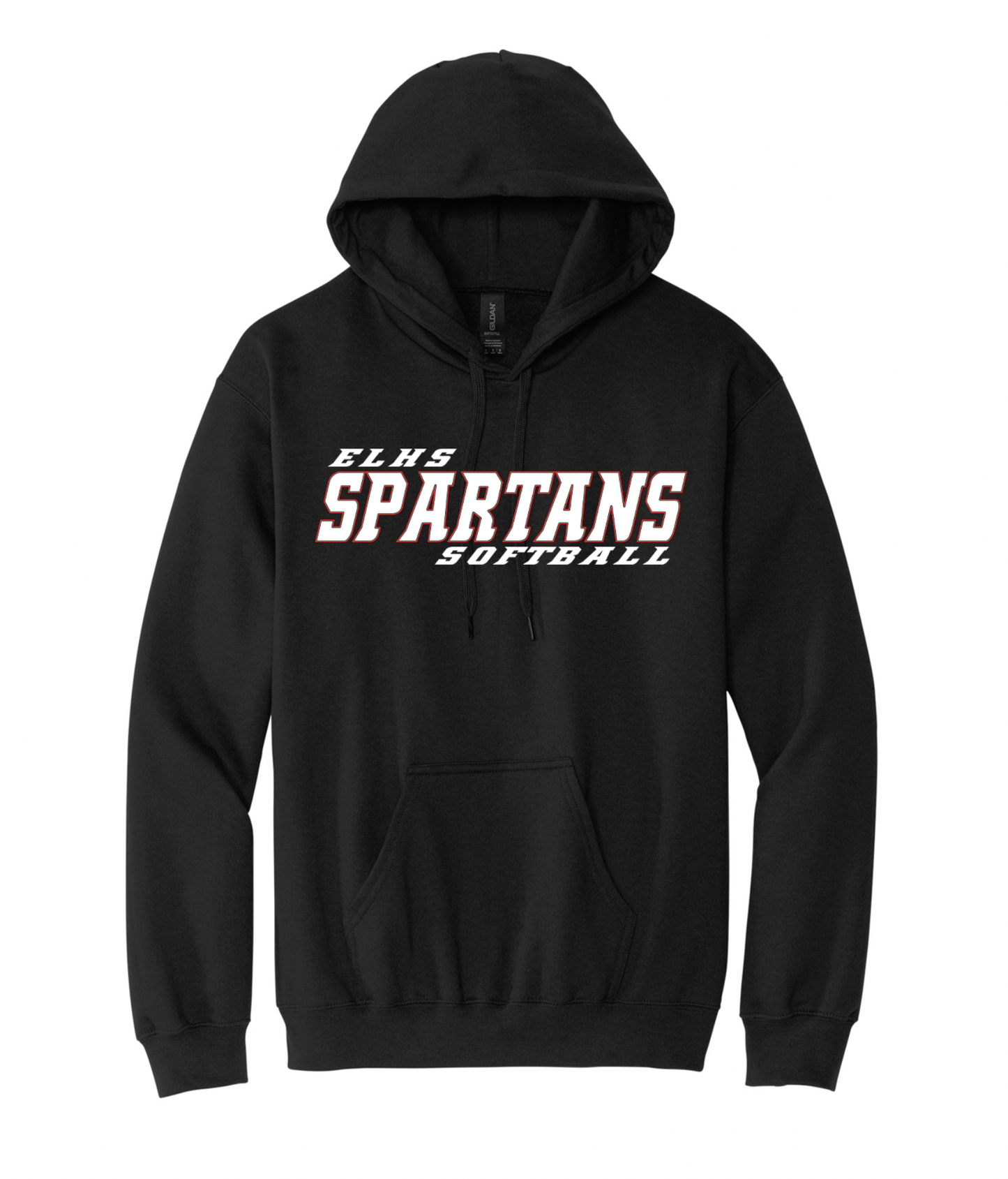 2024 Gildan® Softstyle® Hoodie ELHS Spartans Softball (ELHS Softball)