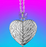 Angel Wings Heart Locket