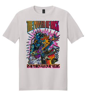 Power of Rock (Yellow to Red) Mens/Unisex