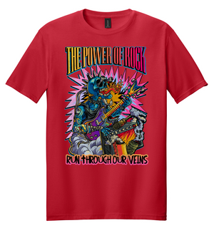 Power of Rock (Yellow to Red) Mens/Unisex