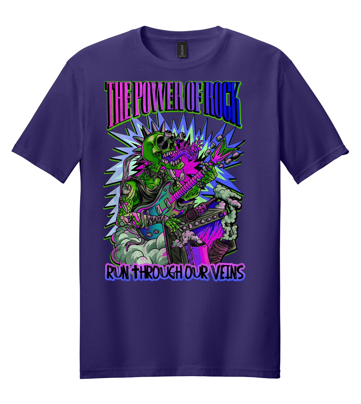 Power of Rock (Pink to Purple) Mens/Unisex