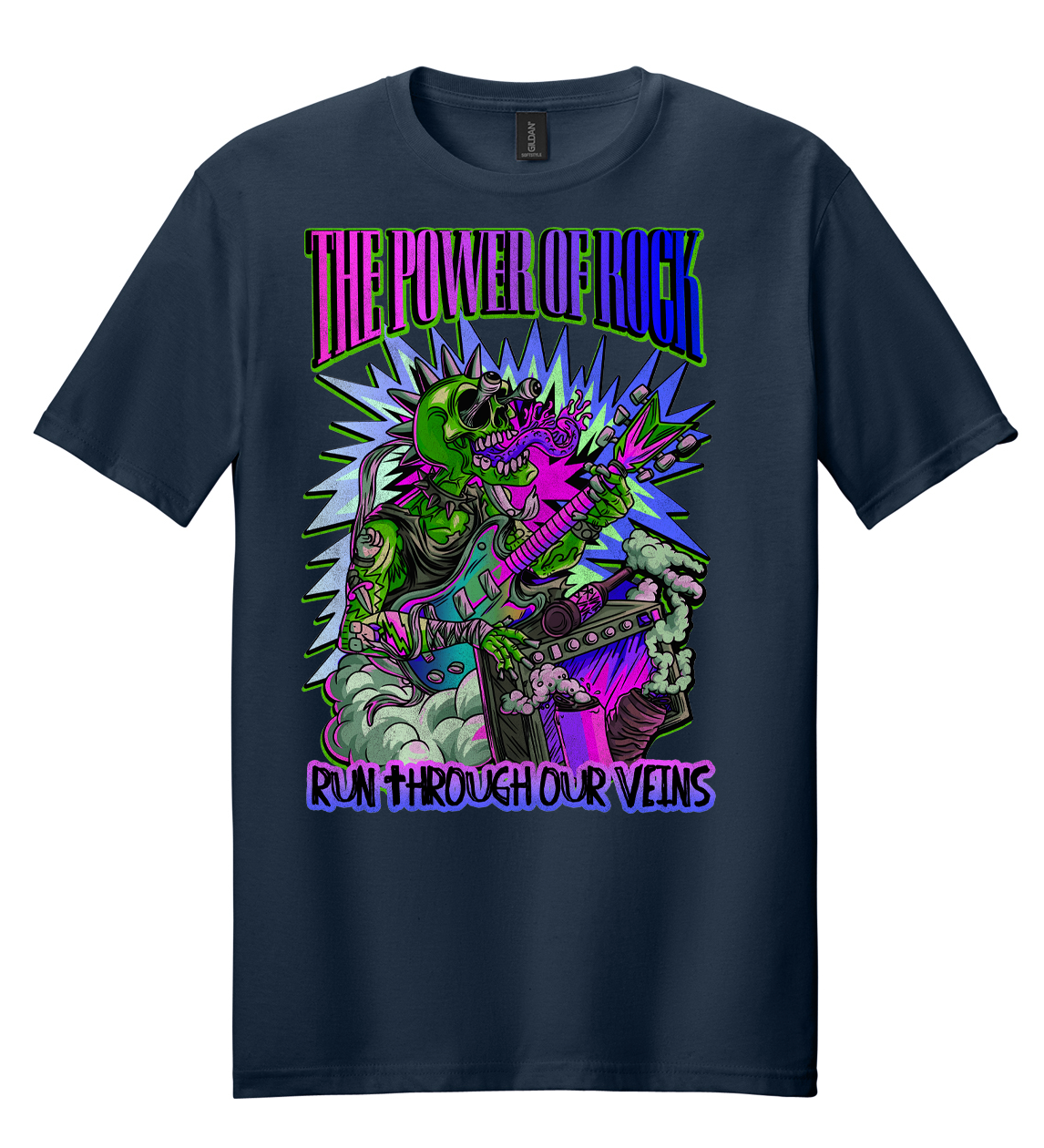 Power of Rock (Pink to Purple) Mens/Unisex
