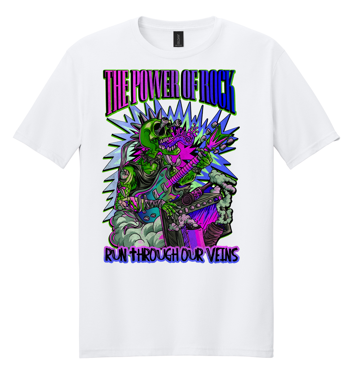 Power of Rock (Pink to Purple) Mens/Unisex