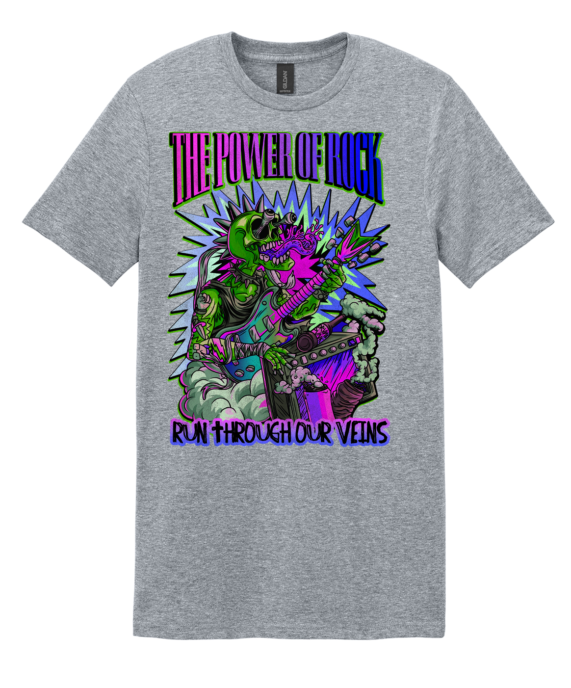 Power of Rock (Pink to Purple) Mens/Unisex