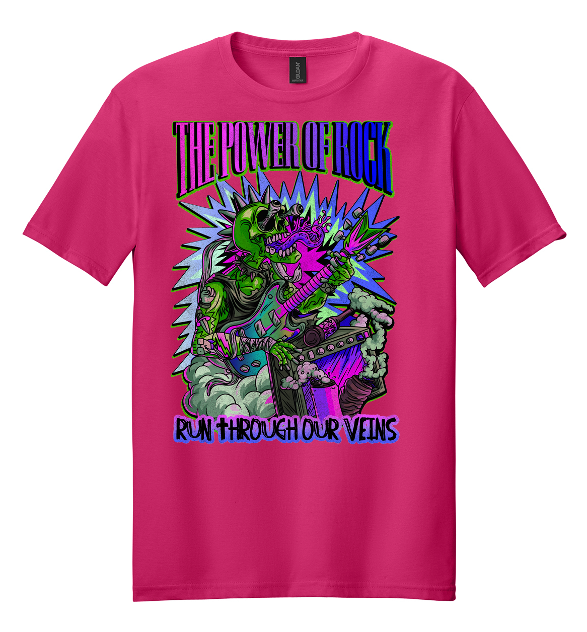 Power of Rock (Pink to Purple) Mens/Unisex