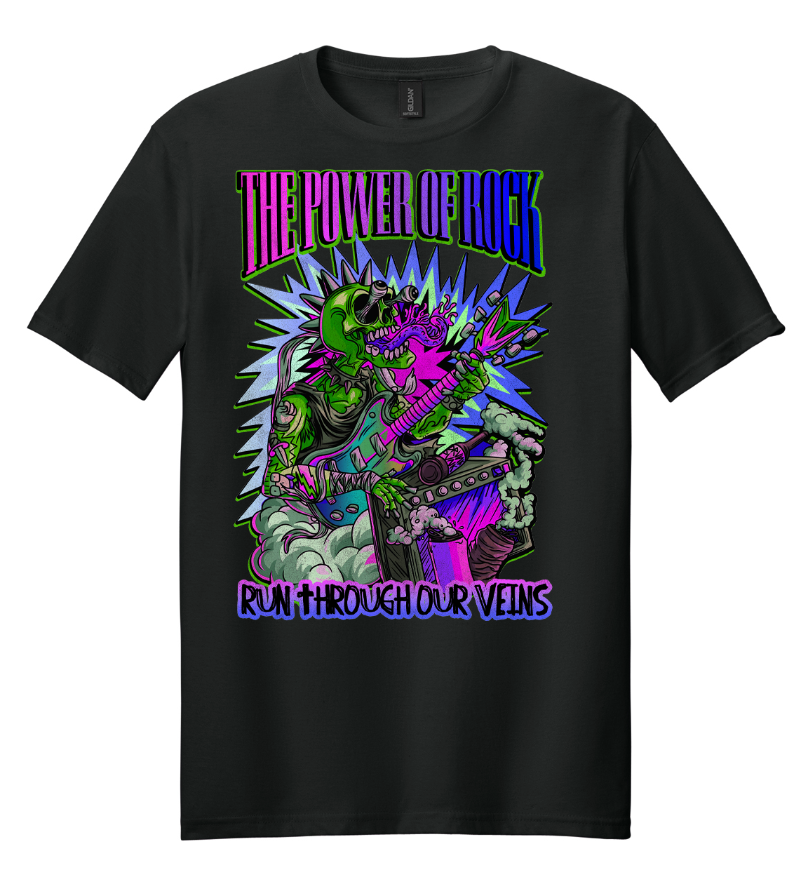 Power of Rock (Pink to Purple) Mens/Unisex