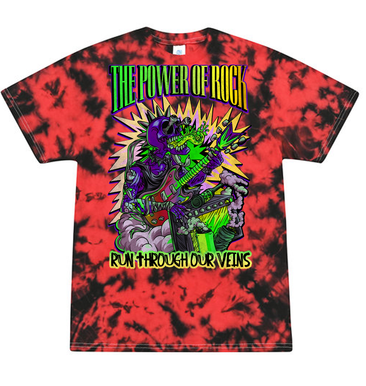 Power of Rock (Green to Yellow) Mens/Unisex
