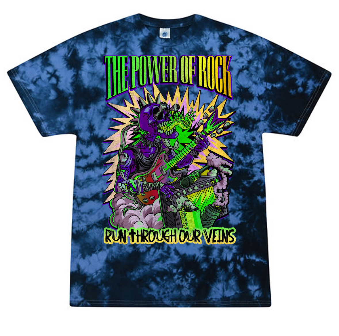 Power of Rock (Green to Yellow) Mens/Unisex
