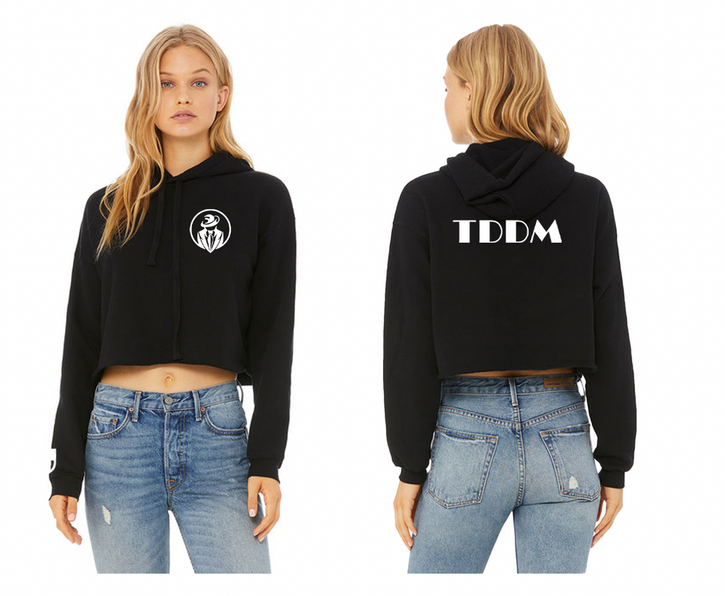 Sport-Tek® Women's Fleece Crop Hooded Pullover (The Dance Dad Mafia)
