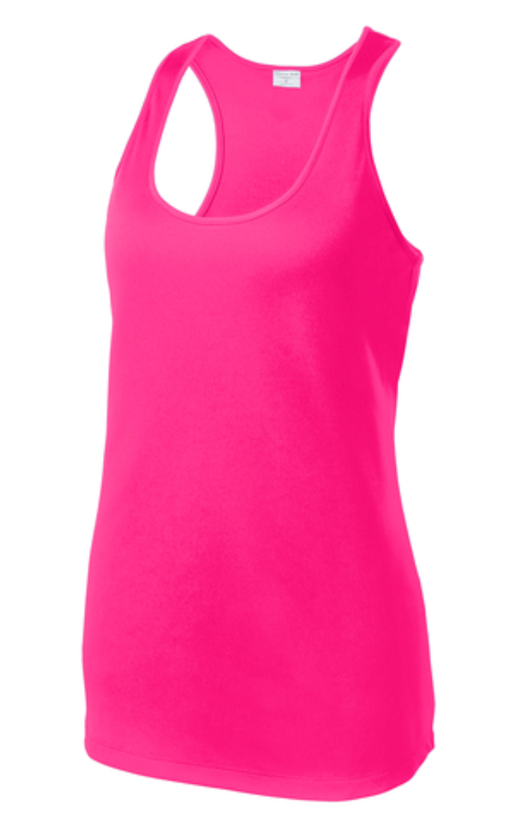 Sort tek Ladies Racerback Perfprmance Tank Top