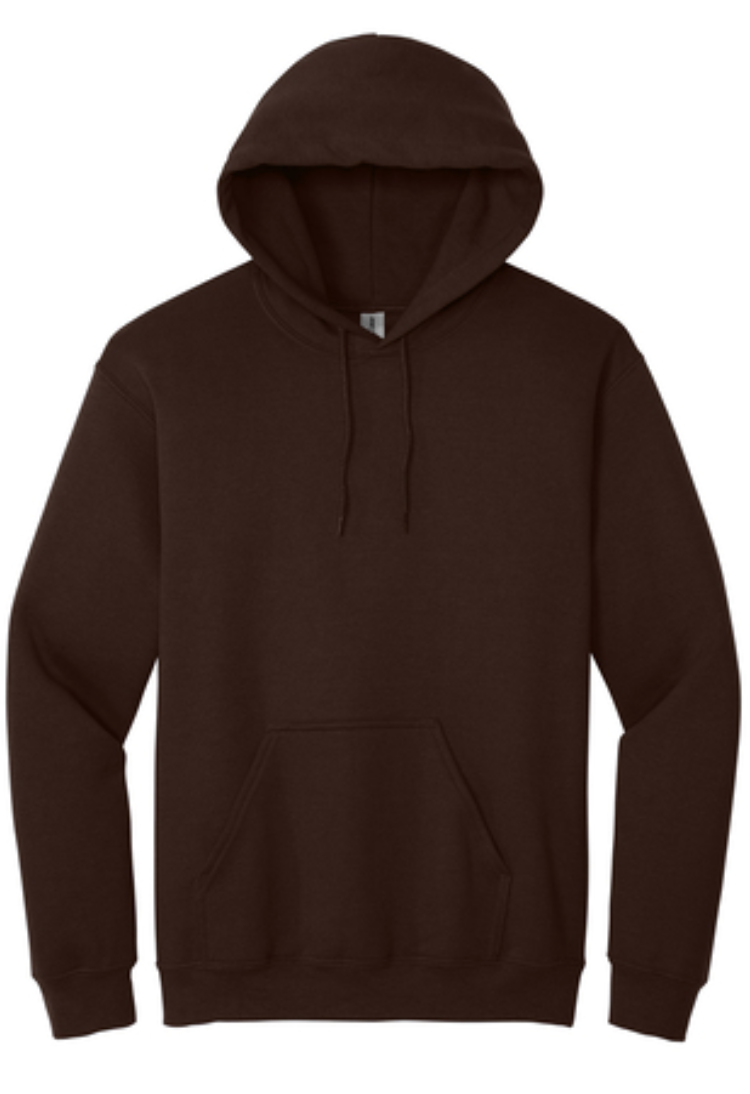 Gildan Dark Chocolate Soft touch Hooded Sweatshirt Mens/Unisex Hoodies