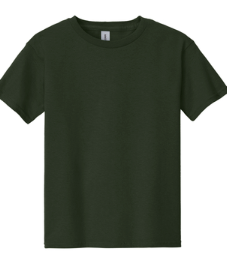 Gildan Youth S/S Shirts Forest Green