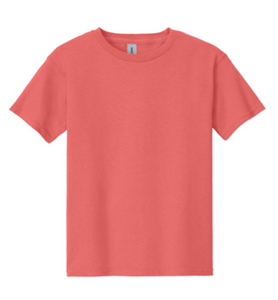 Gildan Youth S/S Shirts Coral